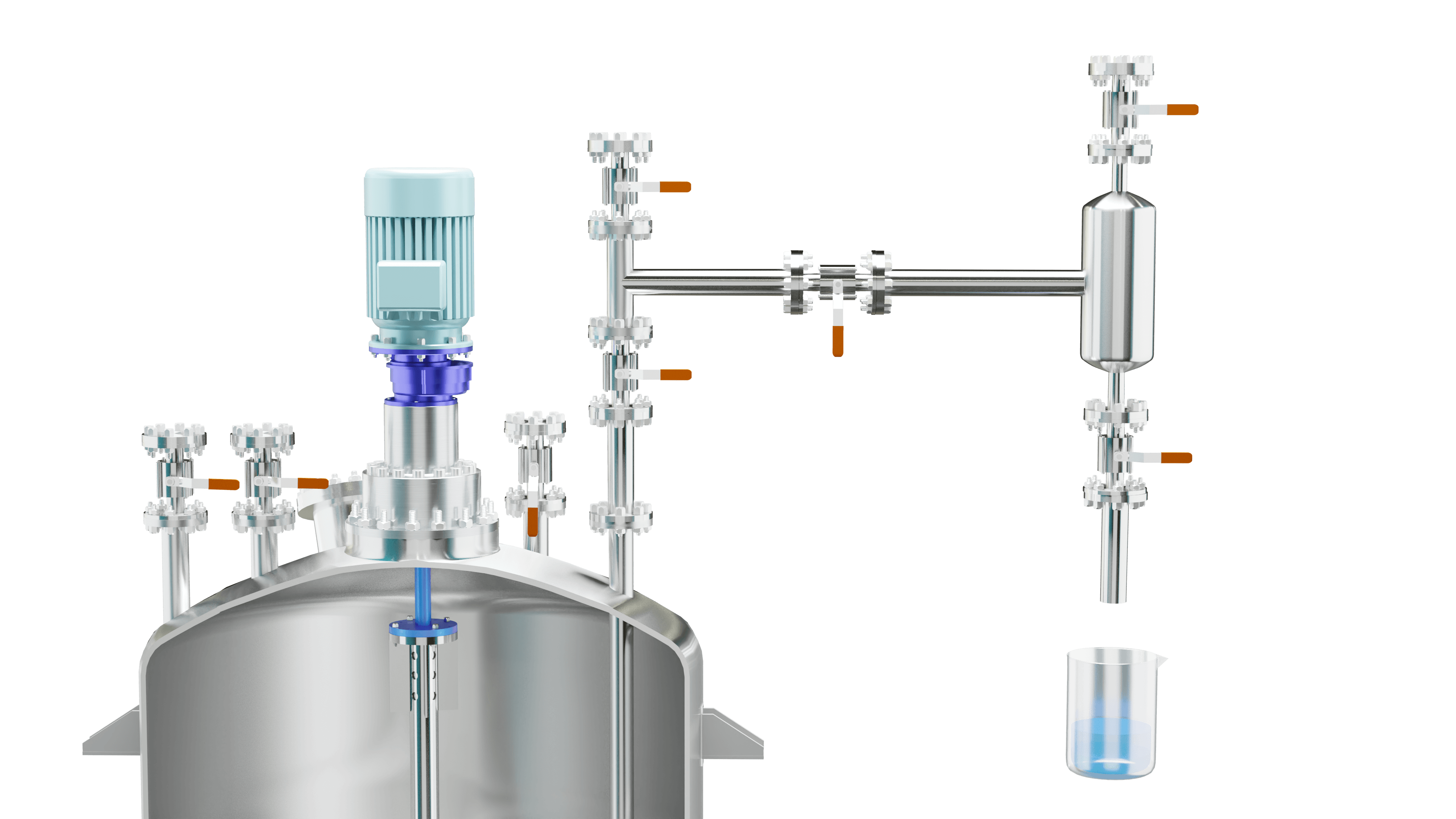 Online Sampling System, gas liquid reaction with suspension solid liquid gas, Jacketed Reactor with Magnetic Seal, Limpeted Reactor with Magnetic Seal and internal coils, Limpeted Reactor with Mechanical Seal, Limpeted Reactor with Magnetic Seal and Plate Coils, Fitted with sintered candles, catalyst filtration from the Autoclave, fire hazards in case of pyrophoric catalysts, Chemical reaction in viscous liquids and slurries, Omega-Kemix Gas-Induction Reactors, Pressure Reactions, Hydrogenation, Amination, Filter Candles are fitted with an inner Siphon Tube, CATALYST FILTER FOR HYDROGENATOR AND AUTOCLAVE